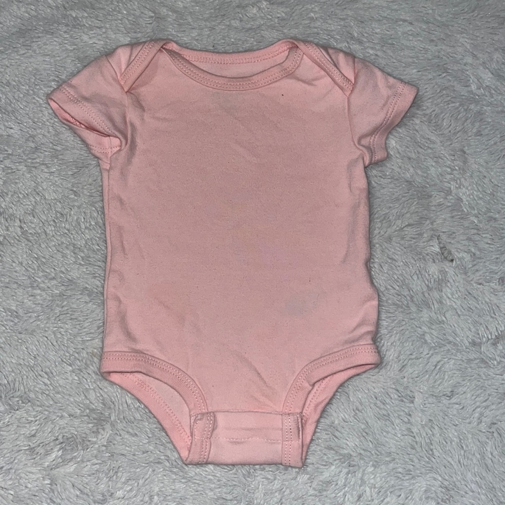 (3 for $10) rococo pink bodysuit 3 month baby girl clothing